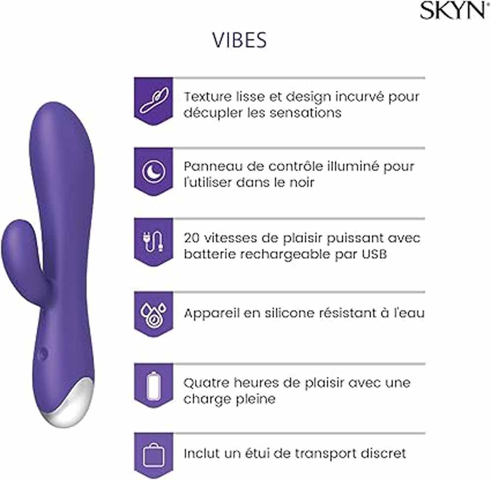 vibromasseur double Eclipta Double Wand Vibrator