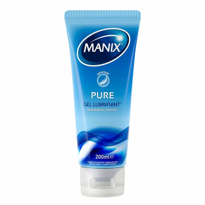 Manix Pure Intimate Lubricating Gel Moisturizing and gentle 200ml - Easypara Manix Pure Intimate Lubricating Gel Moisturizing and gentle 200ml - Easypara