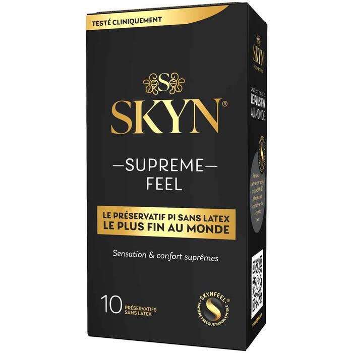 Skyn Supreme Feel Latex-Free Condoms x10 - Easypara Skyn Supreme Feel Latex-Free Condoms x10 - Easypara