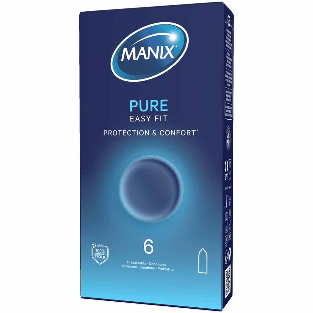 Manix Super Condoms Safety And Comfort Easy Fit x6