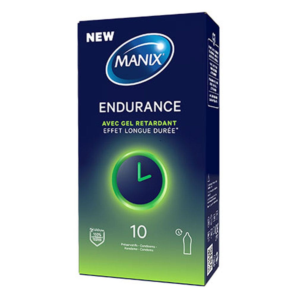 Manix Resistence Long-lasting lubrifying condoms x10