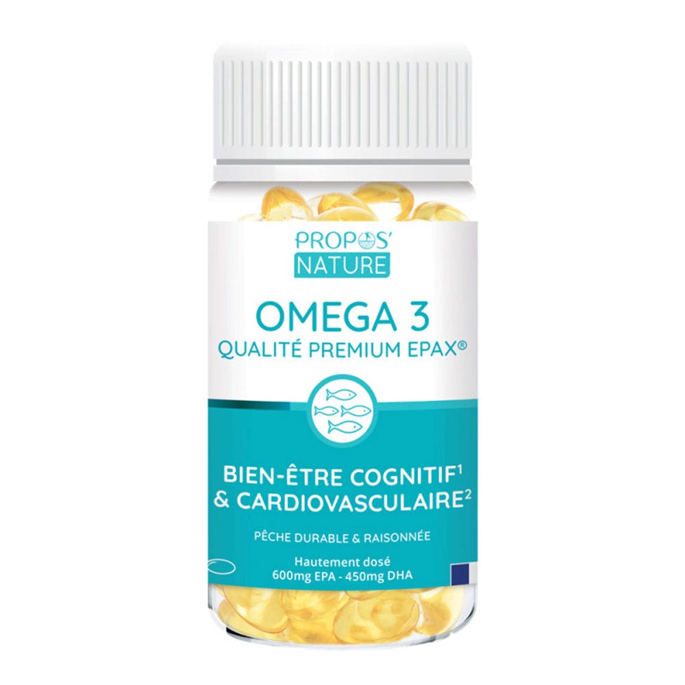 Propos'Nature Omega 3 Premium Quality EPAX 60 capsules