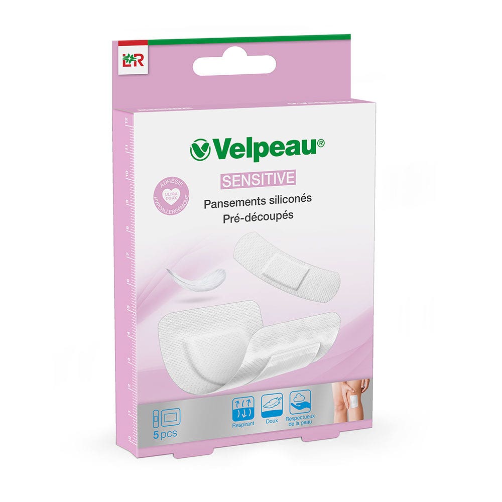 Lohmann Rauscher Velpeau Sensitive Silicone Plasters x5