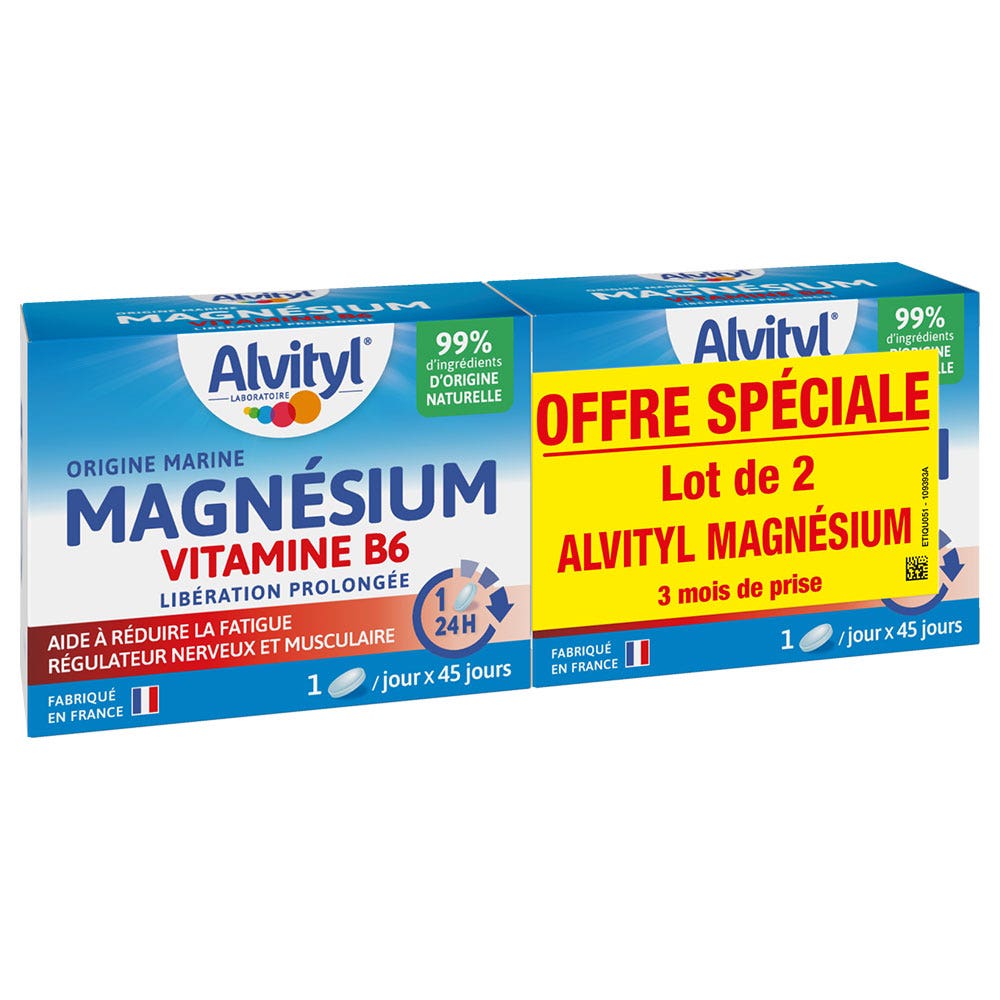 Alvityl Magnesium Vitamin B6 2x 45 tablets