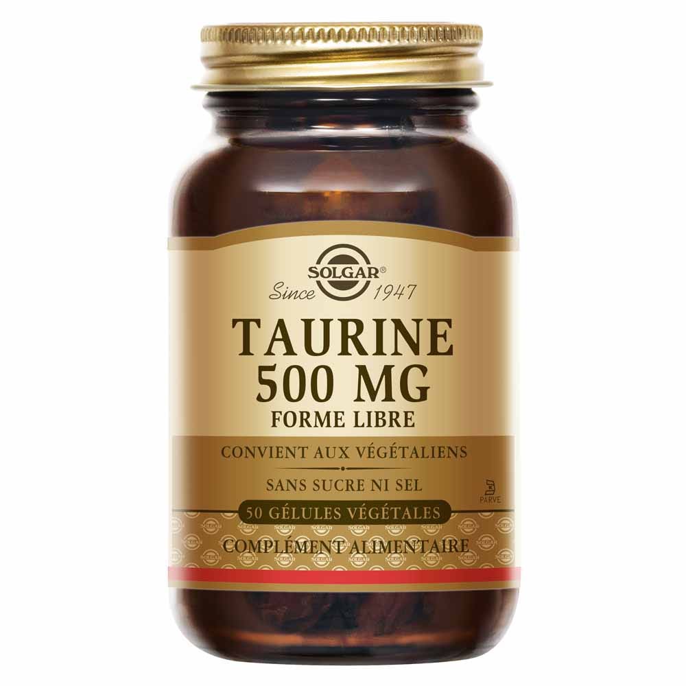 Solgar Taurine Vitalité Cardiovasculaire 50 plant capsules