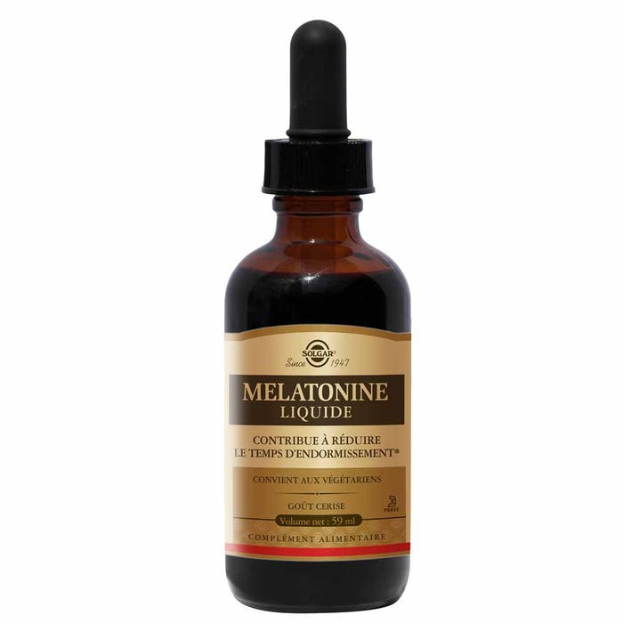 Solgar Liquid melatonin jet lag and sleep support 59 ml - Easypara Solgar Liquid melatonin jet lag and sleep support 59 ml - Easypara