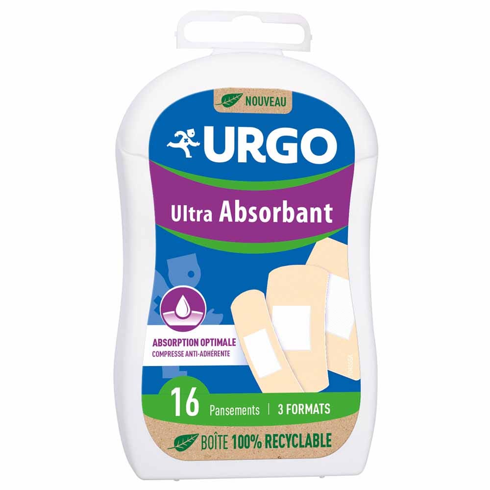 Urgo Ultra Absorbent Plasters x16