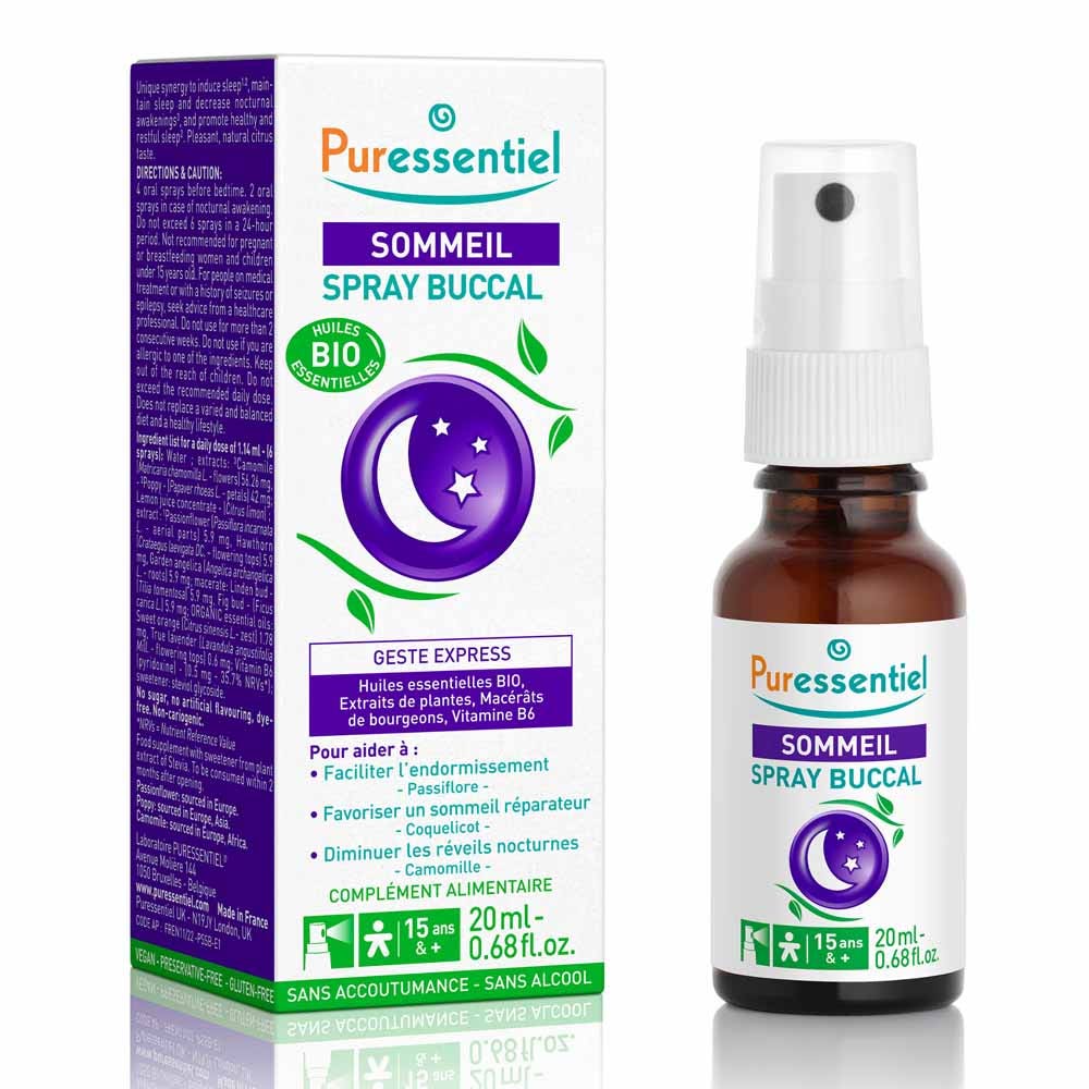 Puressentiel Sleep Mouth Spray From 15 Years Citrus Taste 20ml