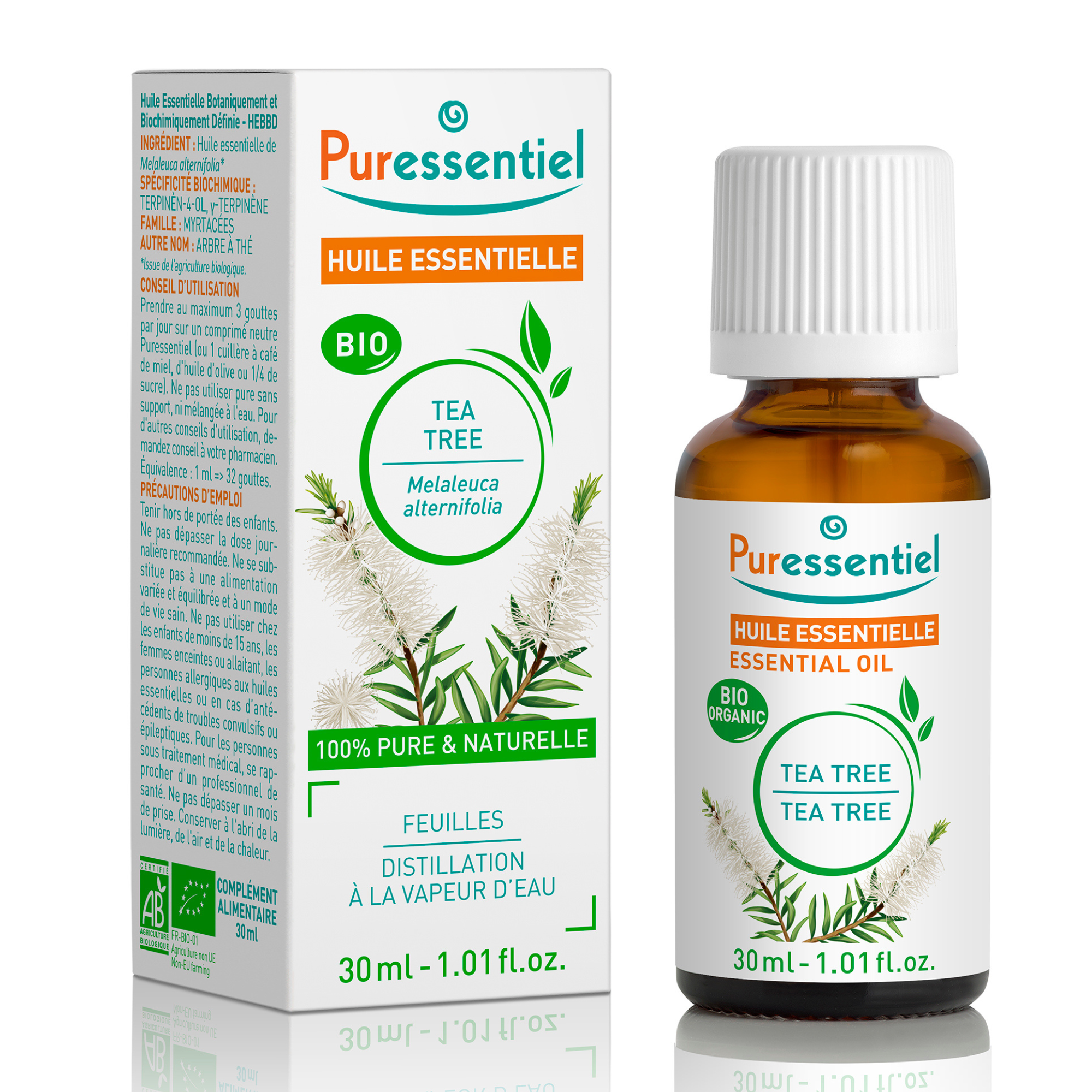 Puressentiel Essential Oils Organic Tea tree 30ml