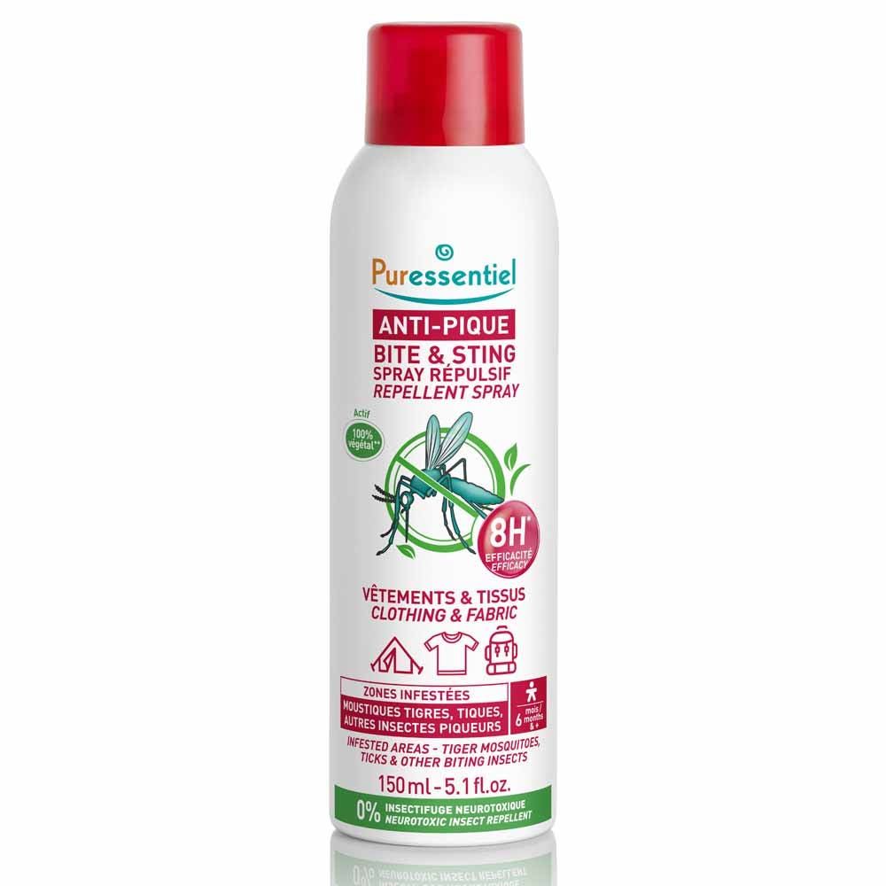 Puressentiel Repellents Repellent Spray for Clothes and Fabrics 150 ml