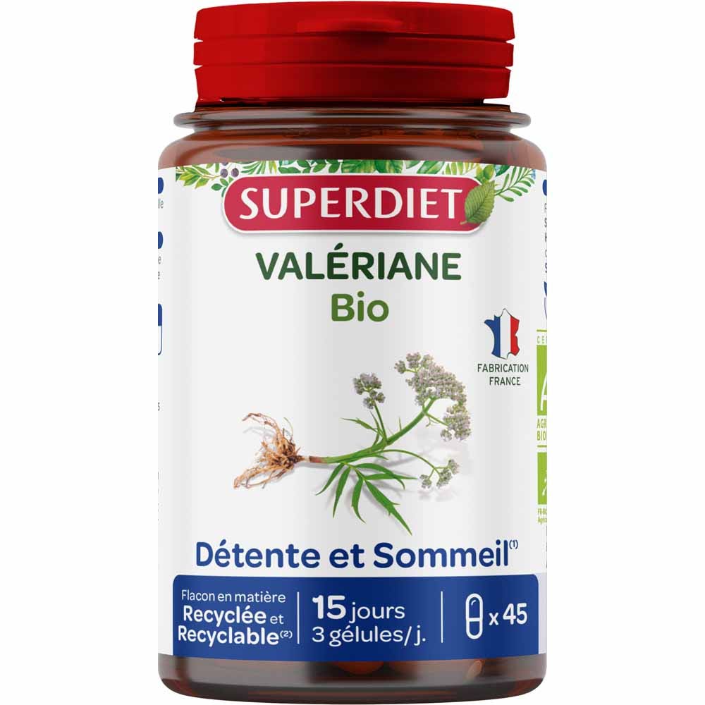 Superdiet Valerian Bioes 45 capsules