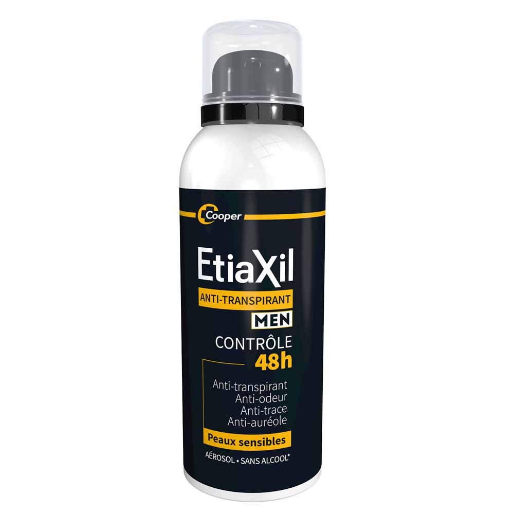 Etiaxil Antiperspirant 48h Control Men Deodorant Spray sensitive skin 150 ml
