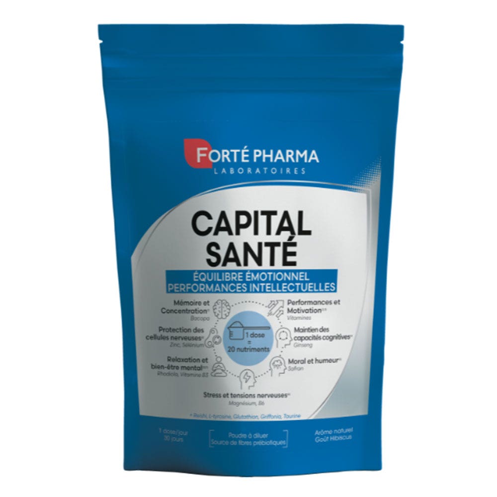 Forté Pharma Capital Santé Equilibre Emotionnel et Performances Intellectuelles Goût hibiscus 240g