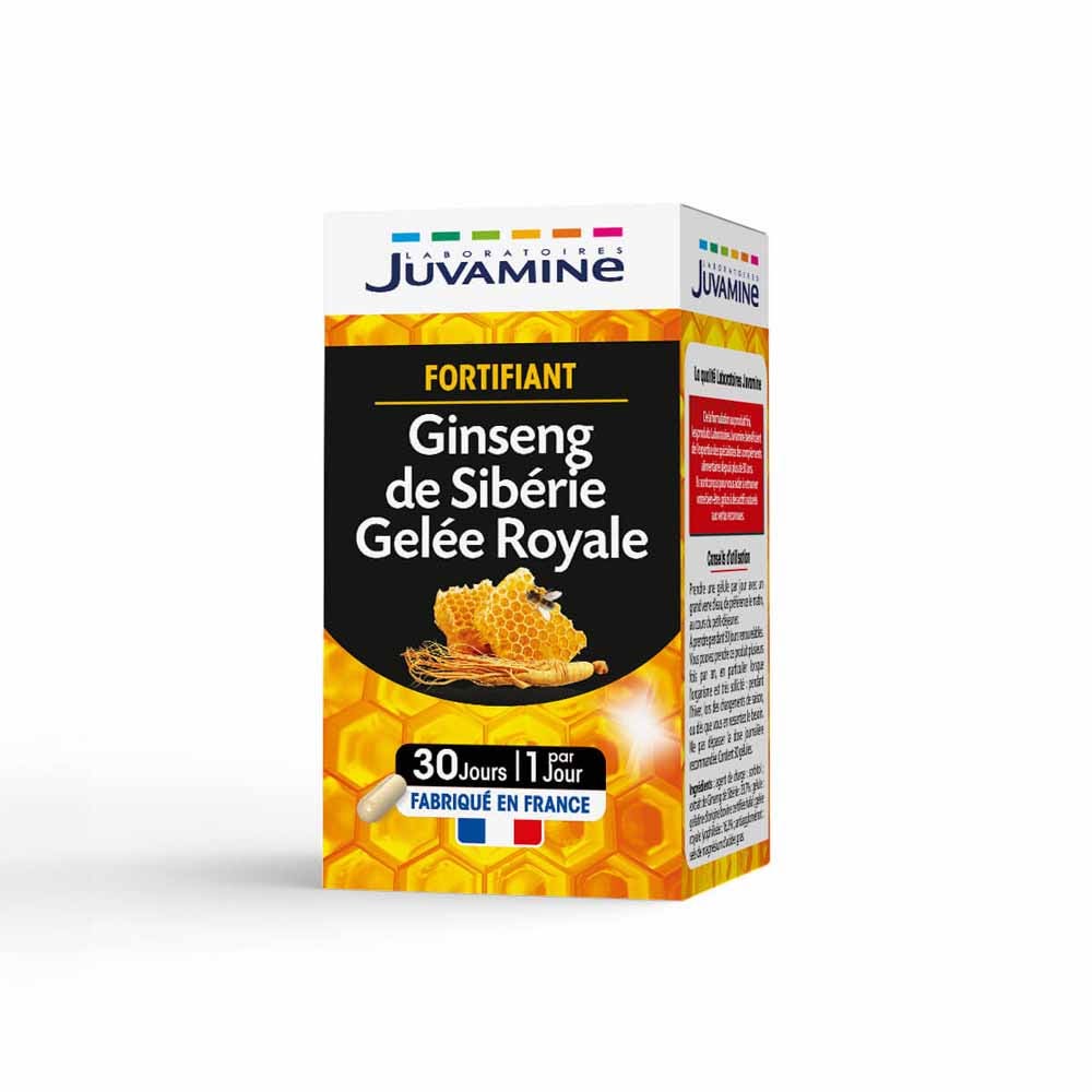Juvamine Siberian Ginseng and Royal Jelly Fortifying Supplement 30 capsules