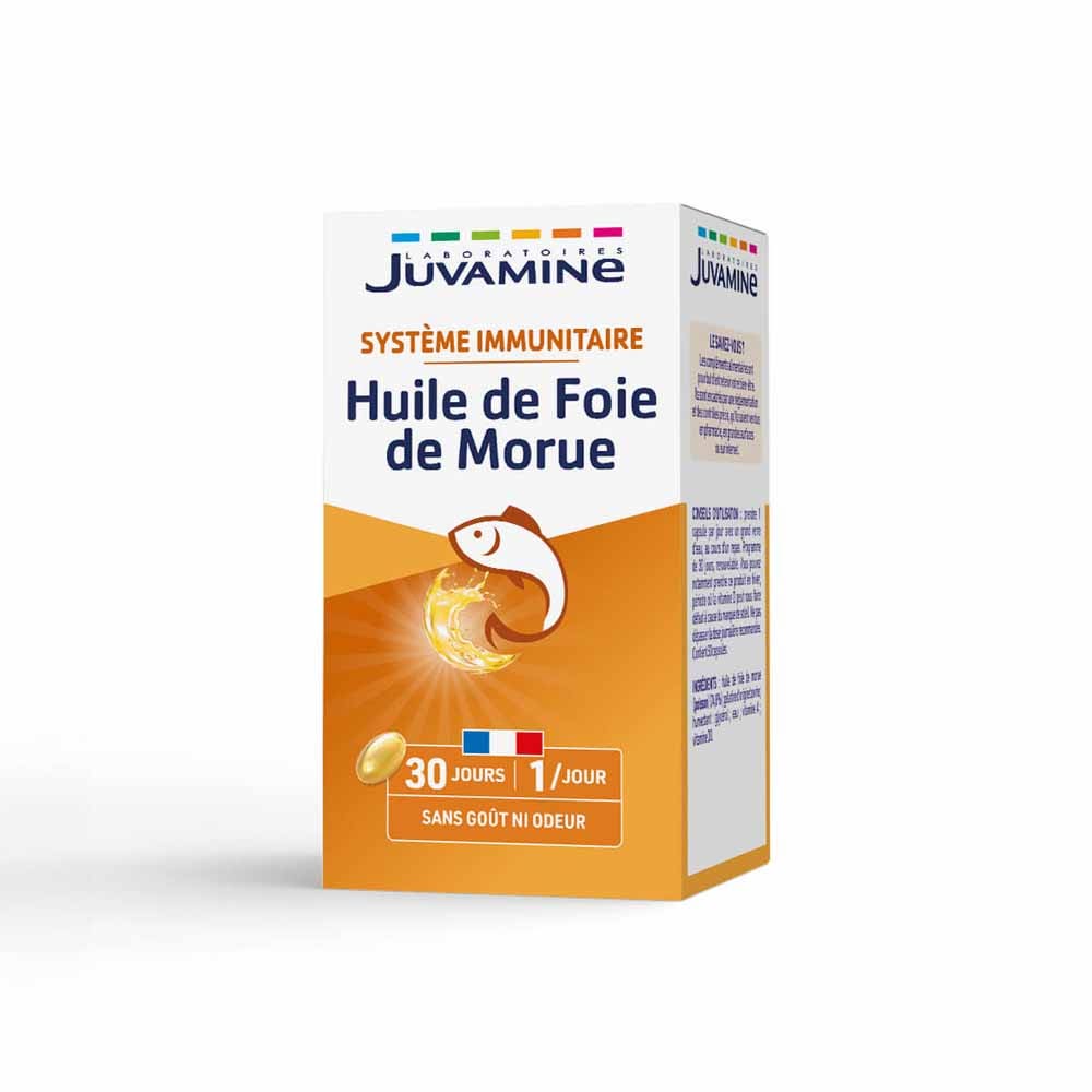 Juvamine Immunity Cod liver oil 30 capsules