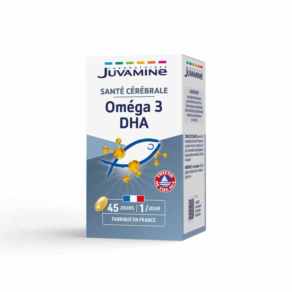 Juvamine Omegas 3 DHA Brain health 45 capsules