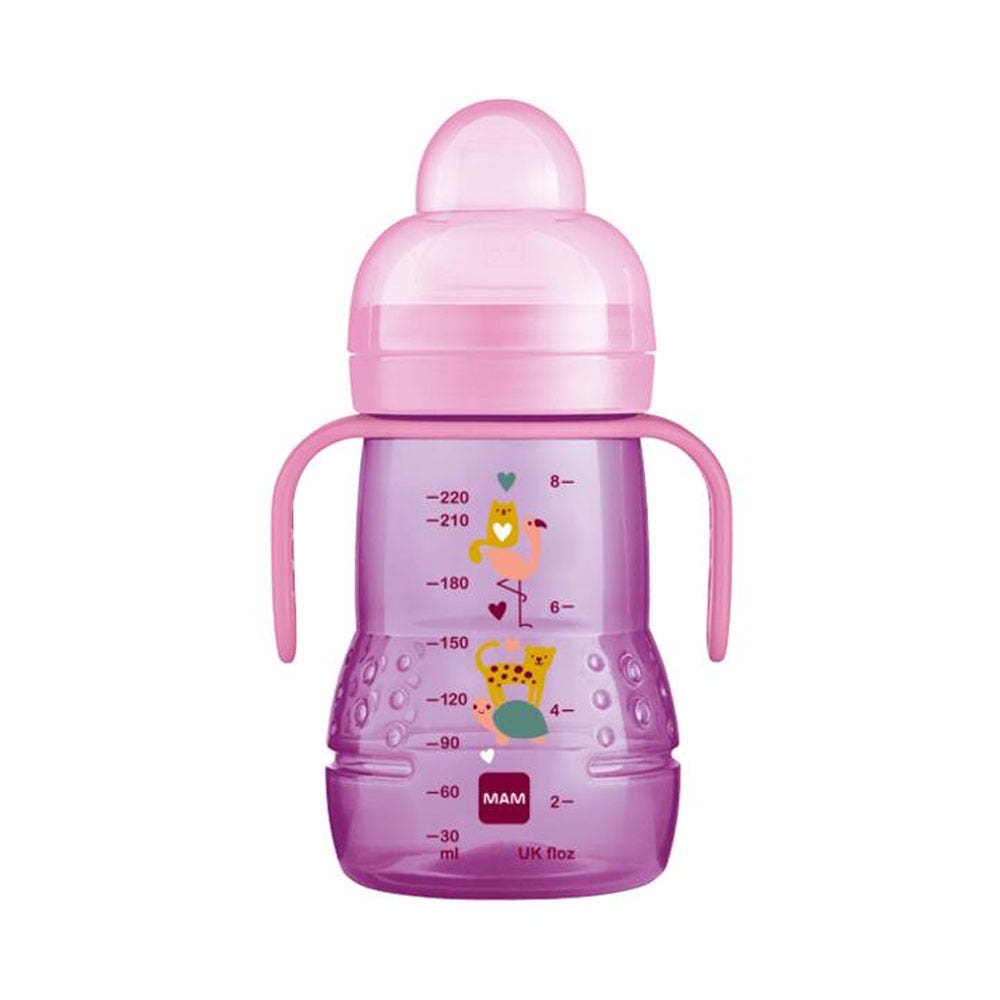 Mam Trainer Bottle Soft Spill-free Spout Dès 4 Mois 220 ml