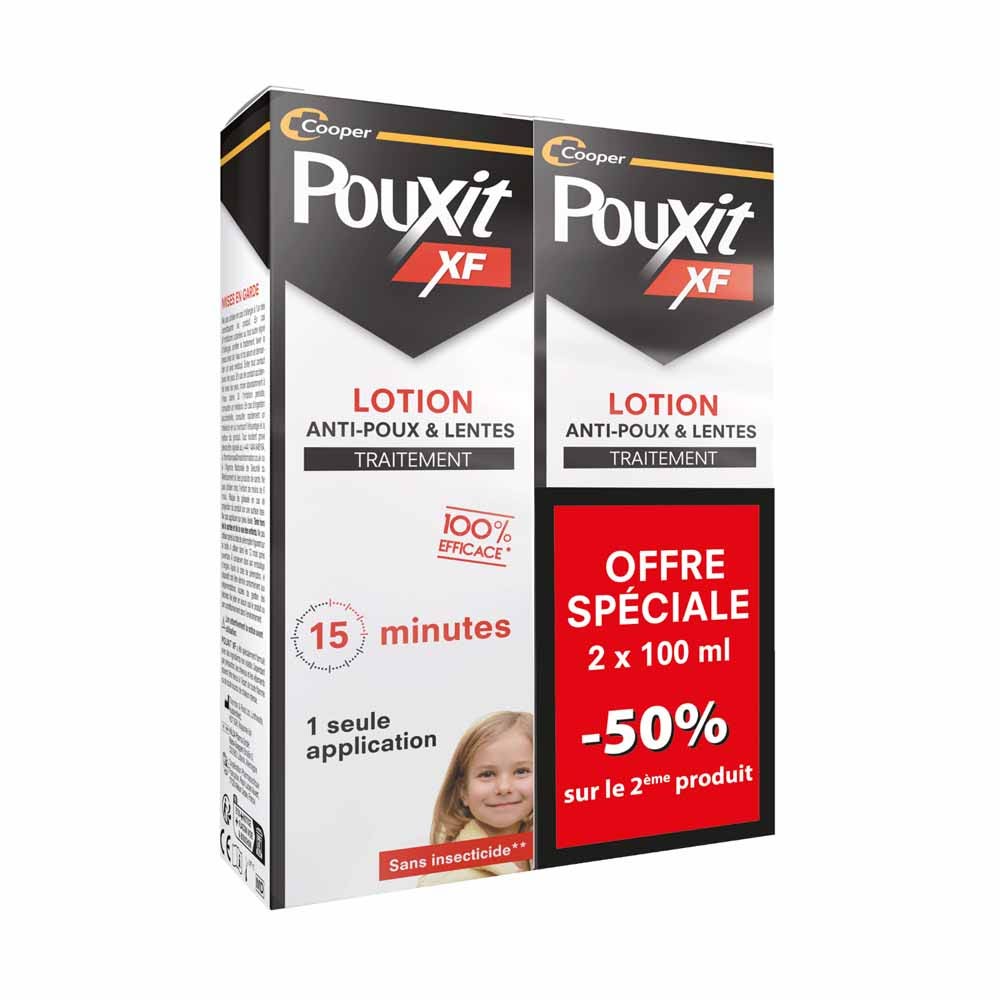 Pouxit XF Anti-Lice and Nits Lotion 2x100ml