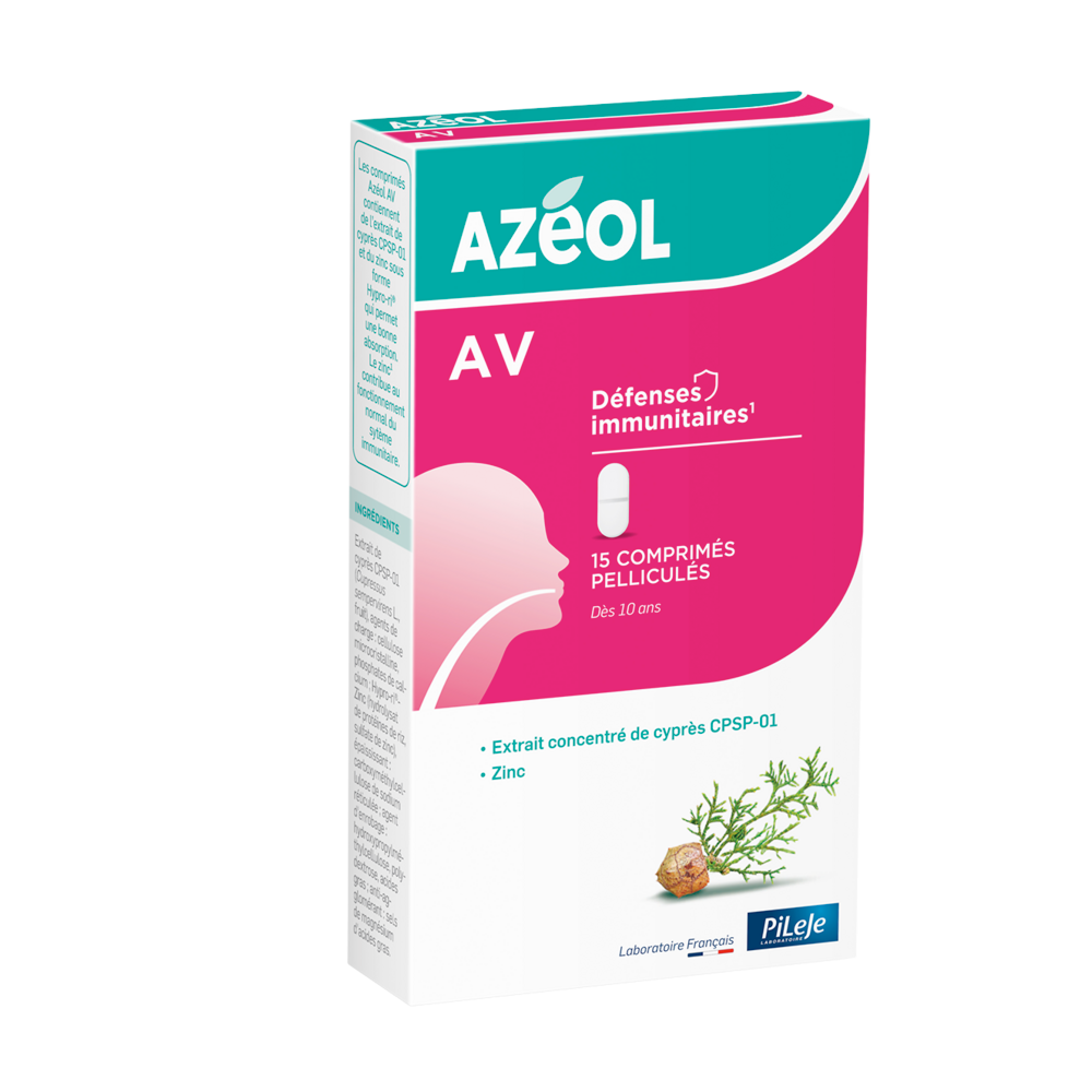 Pileje Azéol AV Immune defence 15 tablets