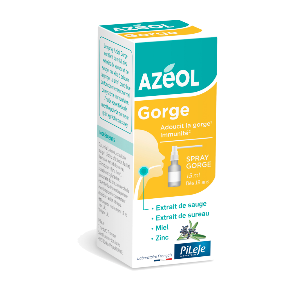 Pileje Azéol Throat spray 15 ml