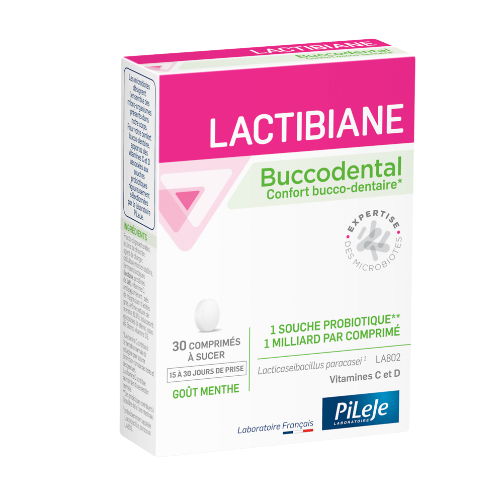 Pileje Lactibiane Oral Care 30 tablets