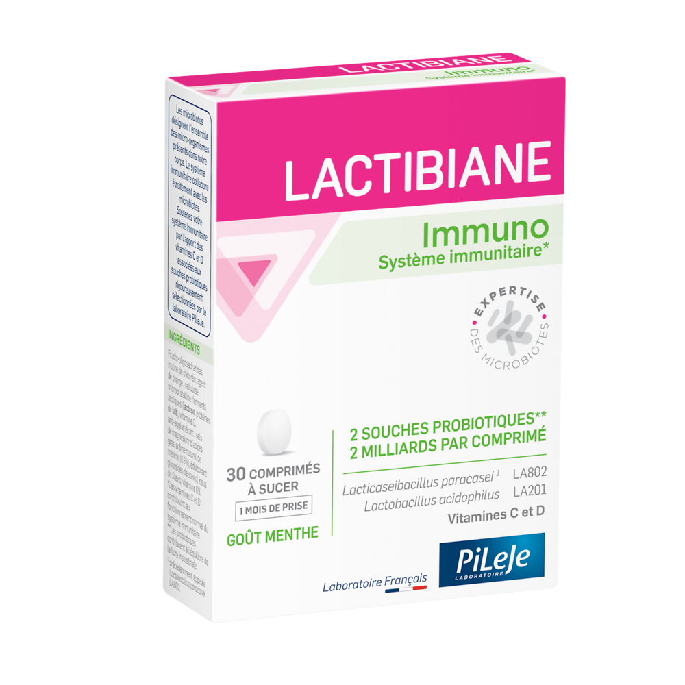 Pileje Lactibiane Immunity 30 tablets