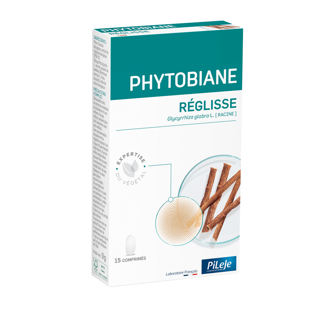 Pileje Phytobiane Liquorice 15 tablets