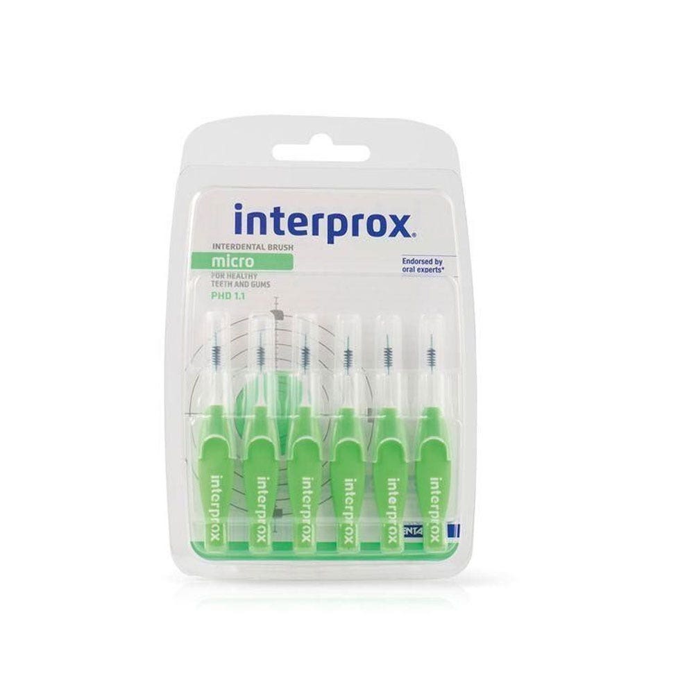 Interprox Micro Interdental brushes 1.1 mm 6 x