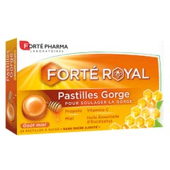 Humer Forte Humer Sore throat relief red berry flavour 20 lozenges - Easypara