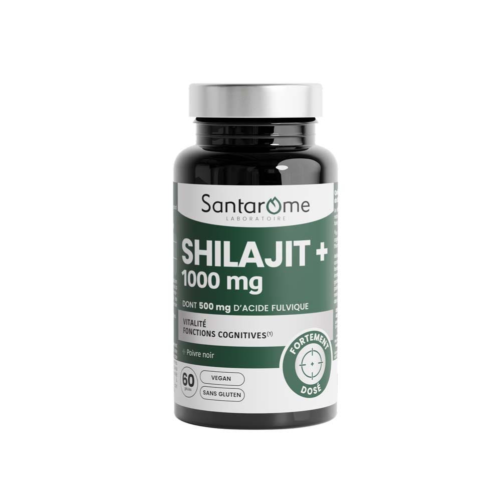 Santarome Shilajit 1000 mg energy & cognitive function 60 capsules