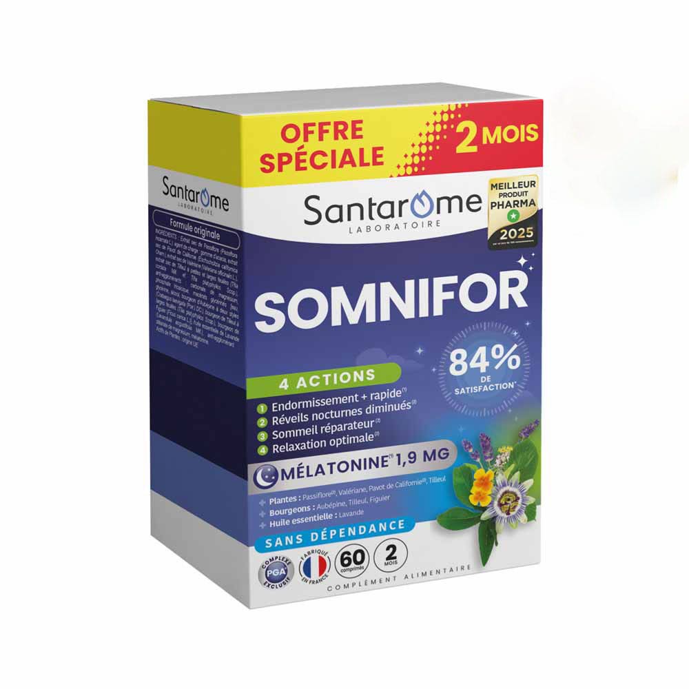 Santarome Somnifor 4 actions Sleep 60 tablets
