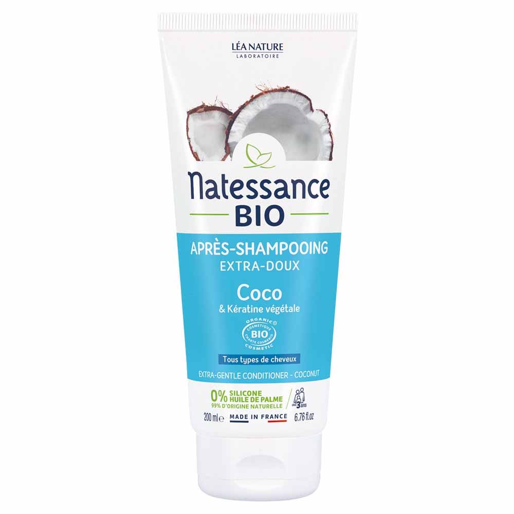 Natessance Capillary Extra gentle organic conditioner with plant-based keratin 200 ml