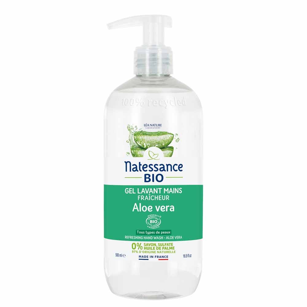 Natessance Aloe Vera organic freshness hand wash gel 500 ml