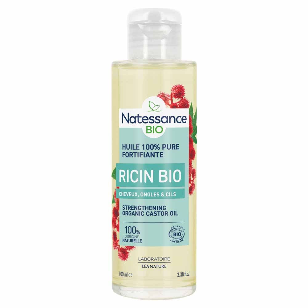 Natessance Castor Fairtrade Organic Oil Pure Fortifying and Regenerating 100 ml
