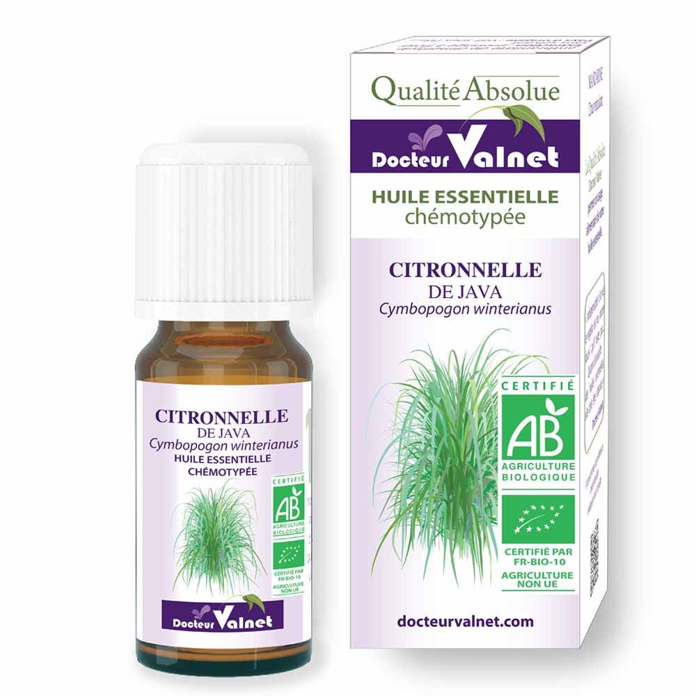 Dr. Valnet ORGANIC LEMONGRASS JAVA ESSENTIAL OIL 10ml
