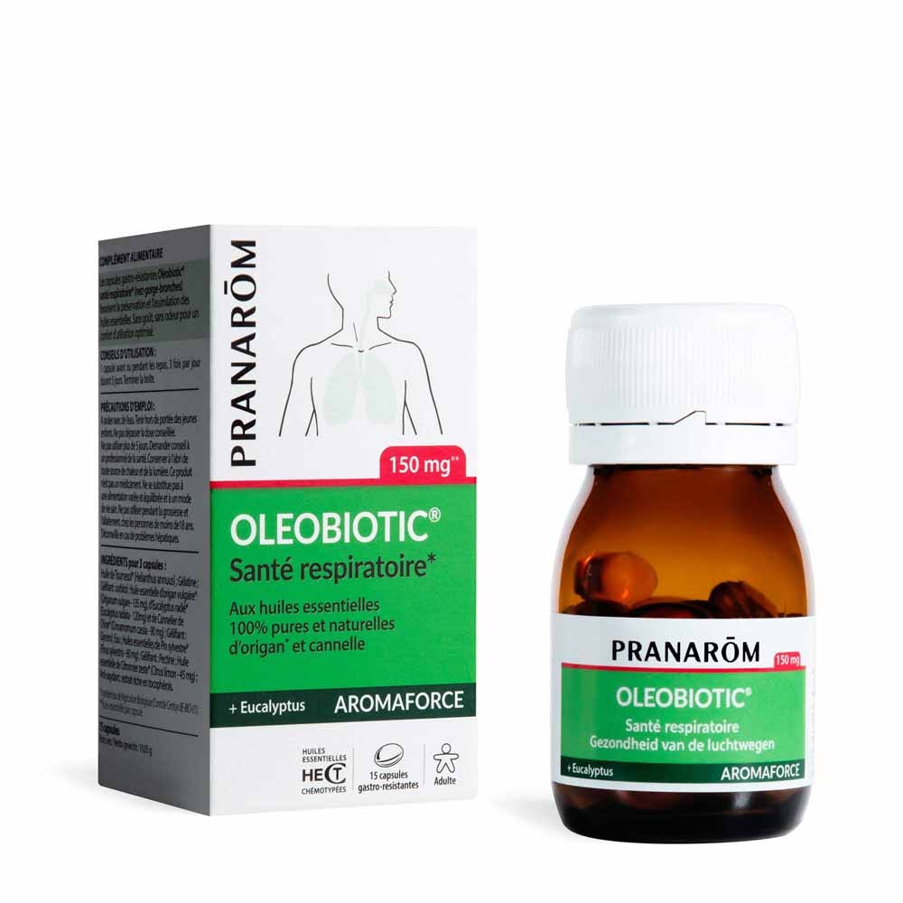 Pranarôm Aromaforce Oleobiotic Breathing health 15 Caspules