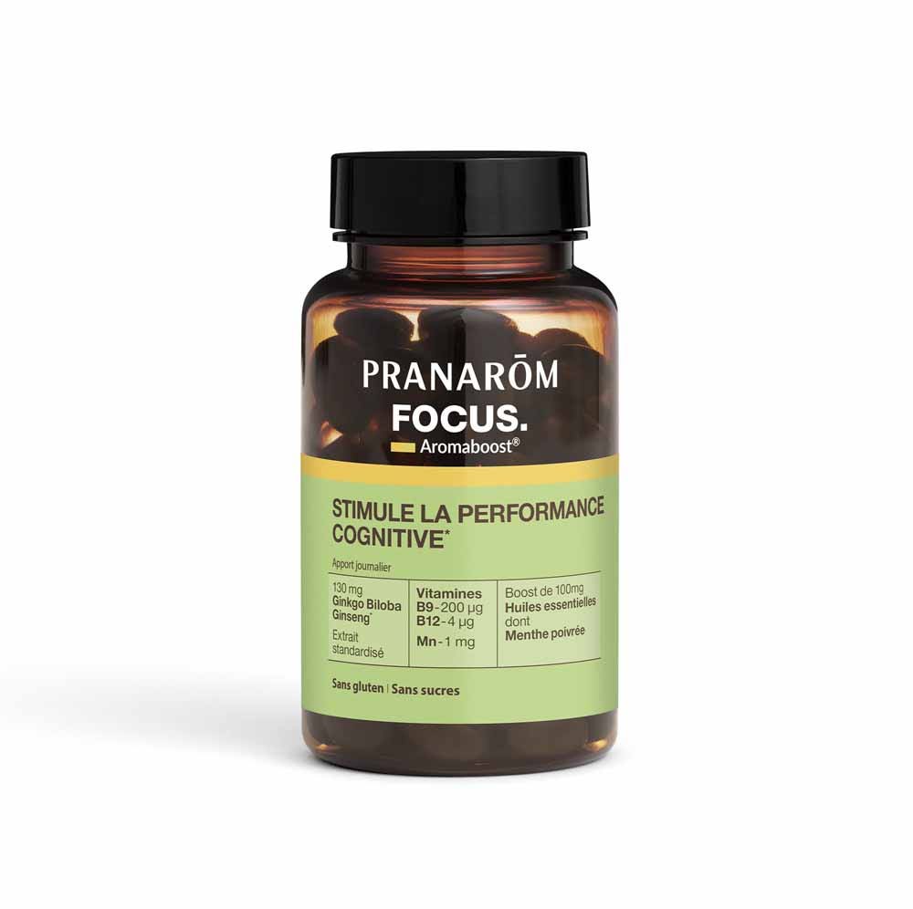 Pranarôm Aromaboost Focus 60 capsules