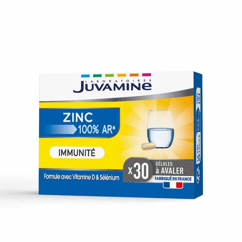 Juvamine Zinc 100% AR* Immunity 30 capsules