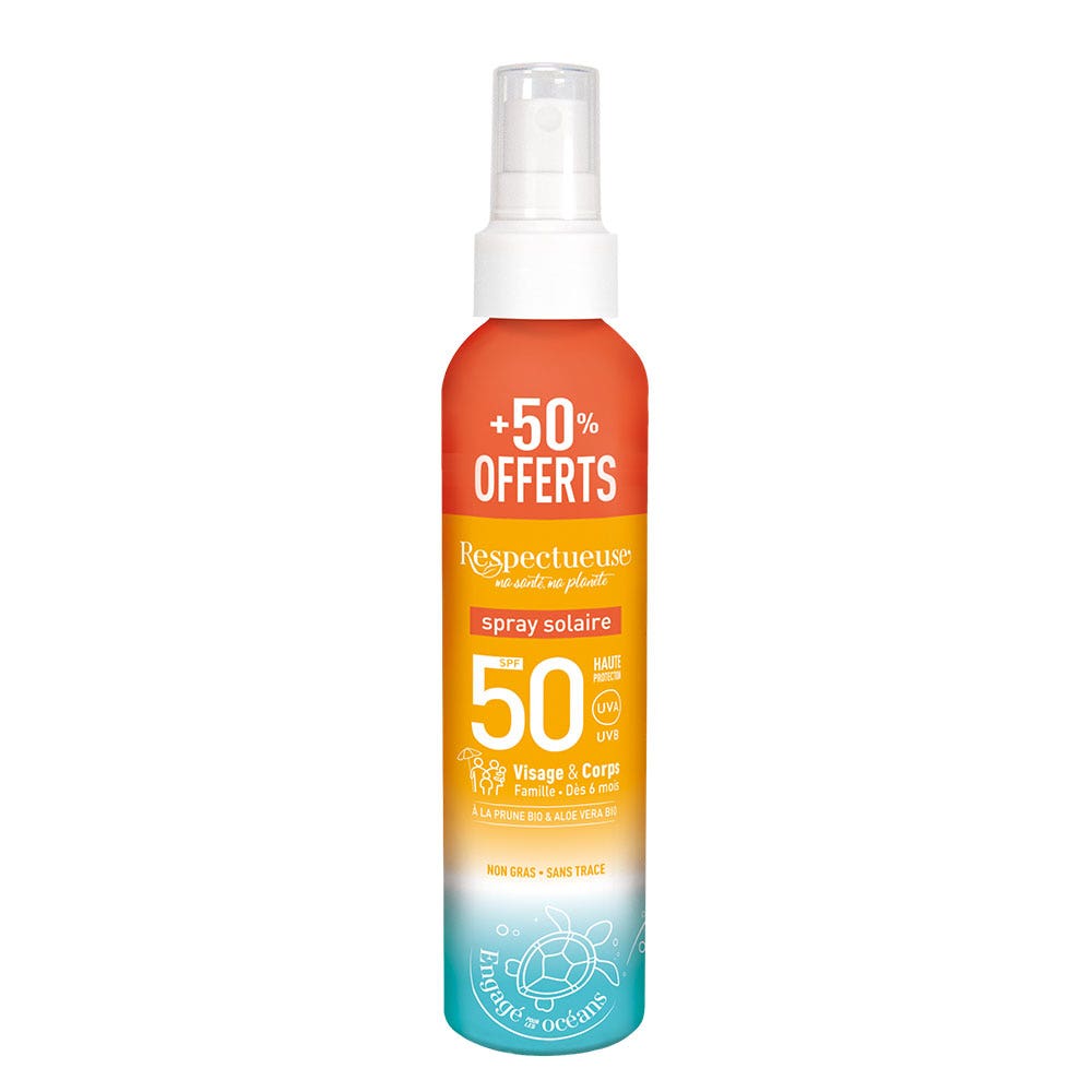 Respectueuse Sun Protection Spray SPF50 150 ml