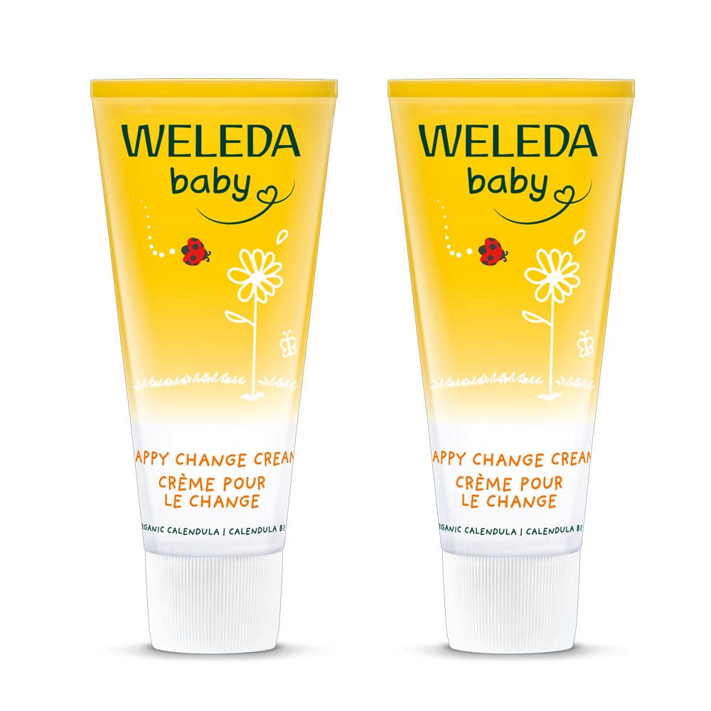 Weleda Calendula Nappy Change Cream 2 x 75 ml