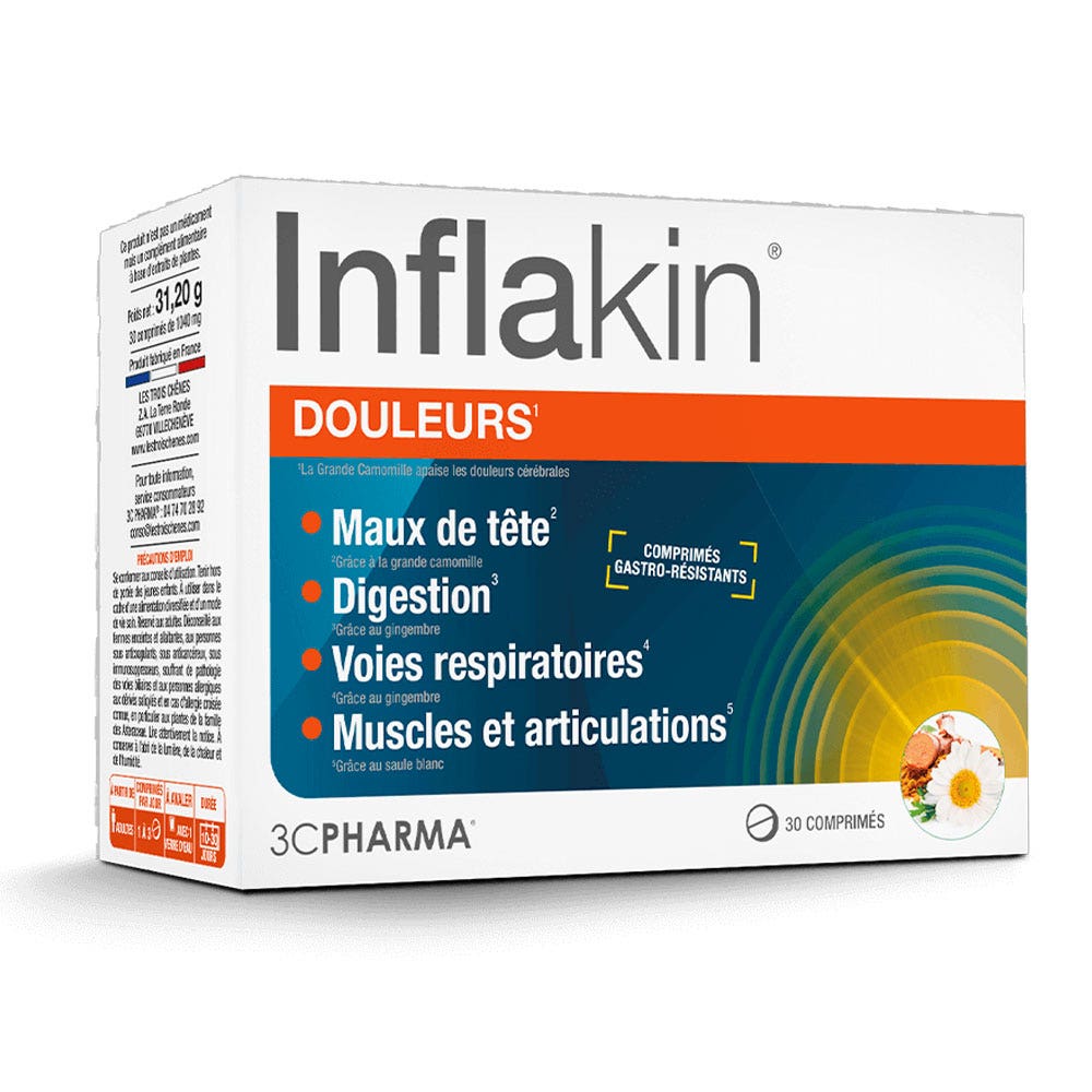 3C Pharma Inflakin Physiological soothing 30 tablets