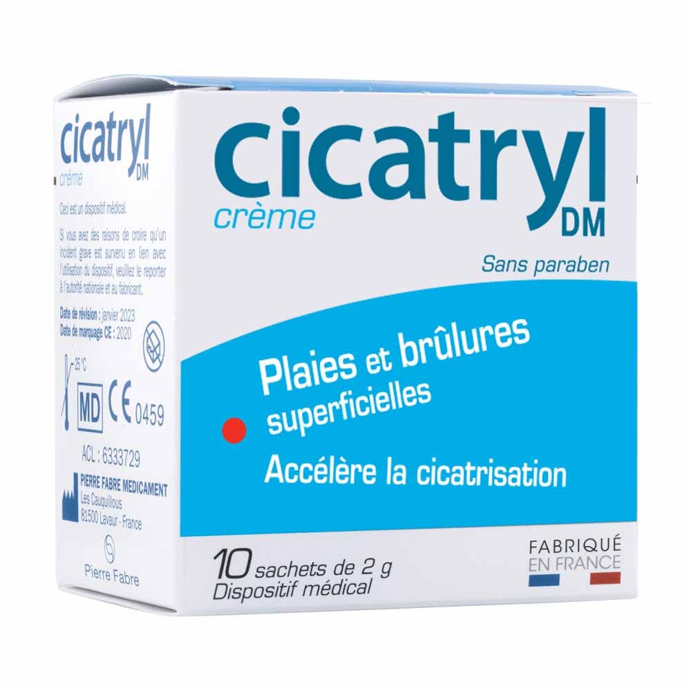 Pierre Fabre Cicatryl cream for minor wounds and grazes 10 sachets