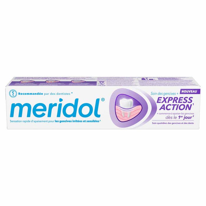 Meridol Toothpaste Ingredients Meridol Express Action Toothpaste 75 ml - Easypara