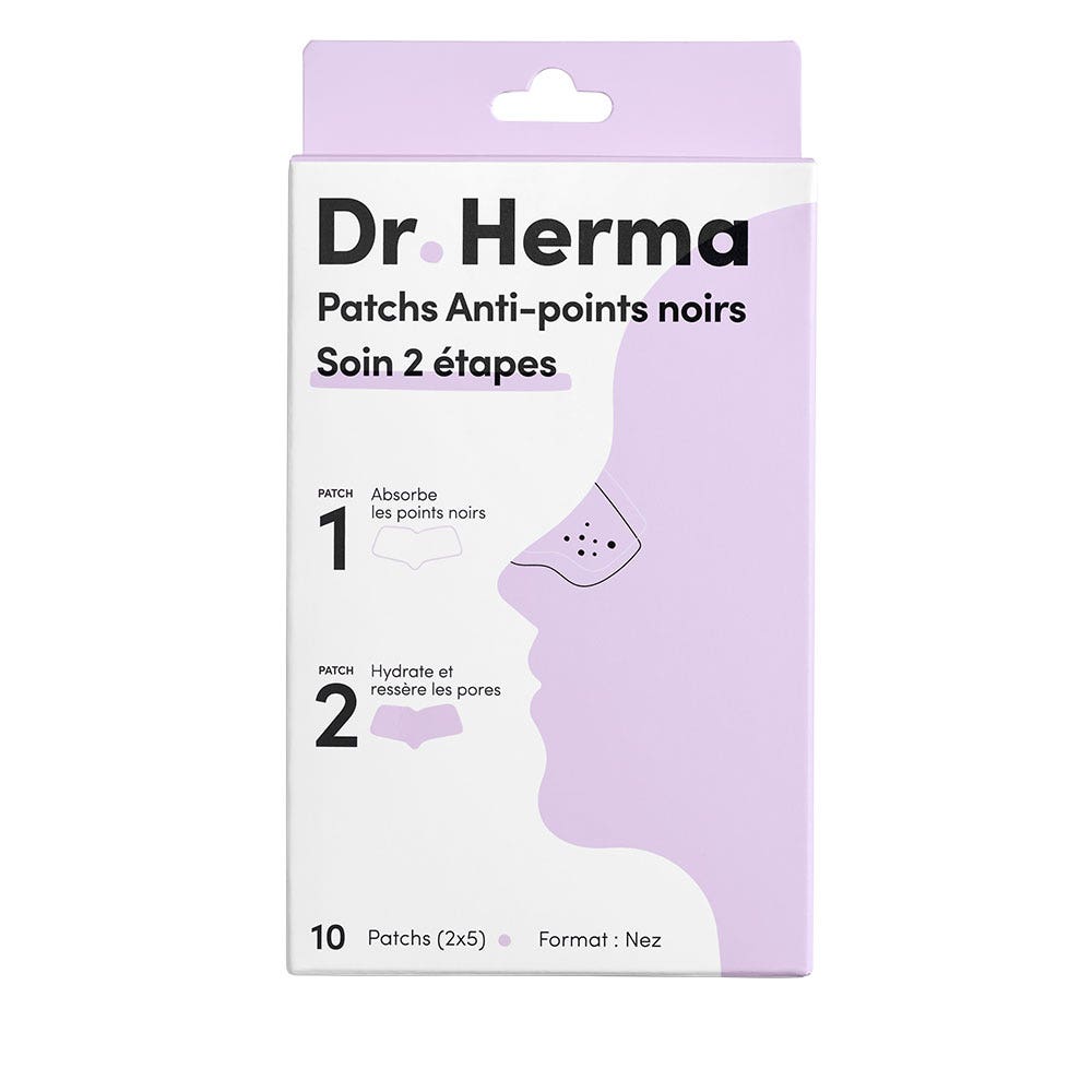 Dr. Herma Two-Step Blackhead Patches 2 x 5 patches