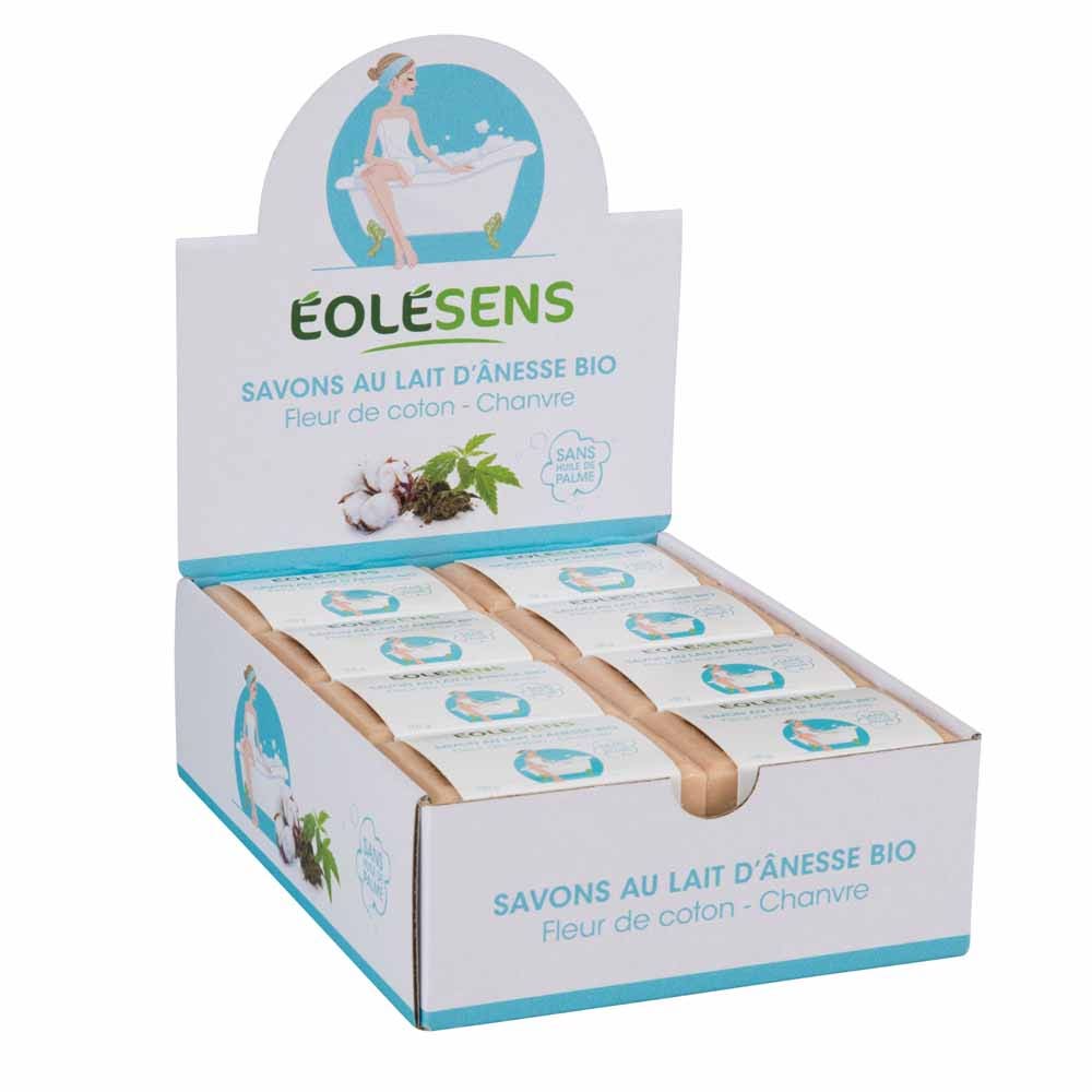 Eolesens Donkey milk soap cotton flower-scented 100 g