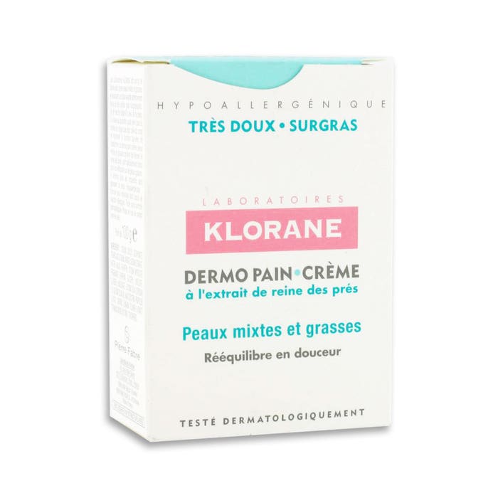 Dermo-bar Cream Combination And Oily Skins 100 g Peaux Grasses Klorane