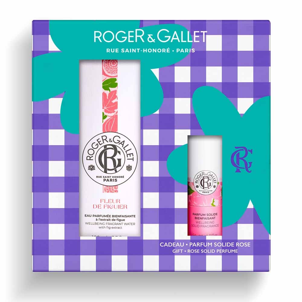 Roger & Gallet Gift set Fig Scented Water 100 ml + Solid Perfume 5 g