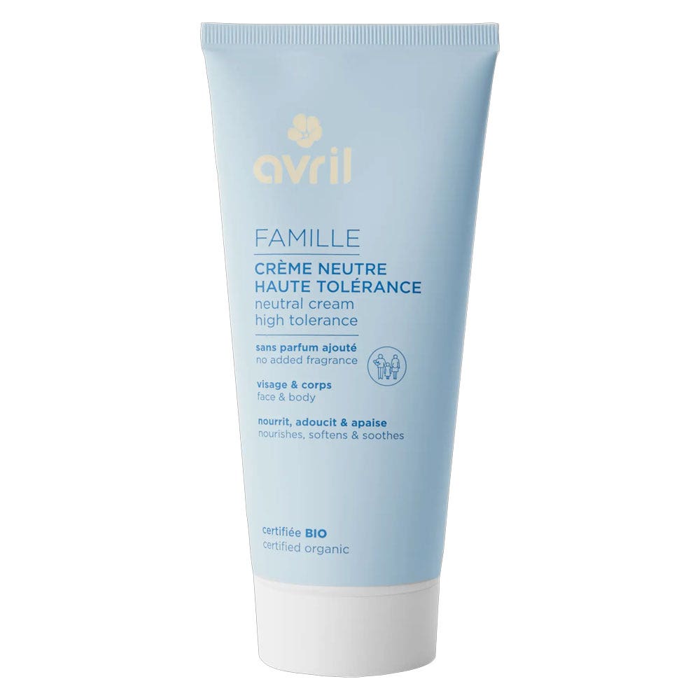 Avril High Tolerance Neutral Family Organic Cream fragrance-free 200 ml