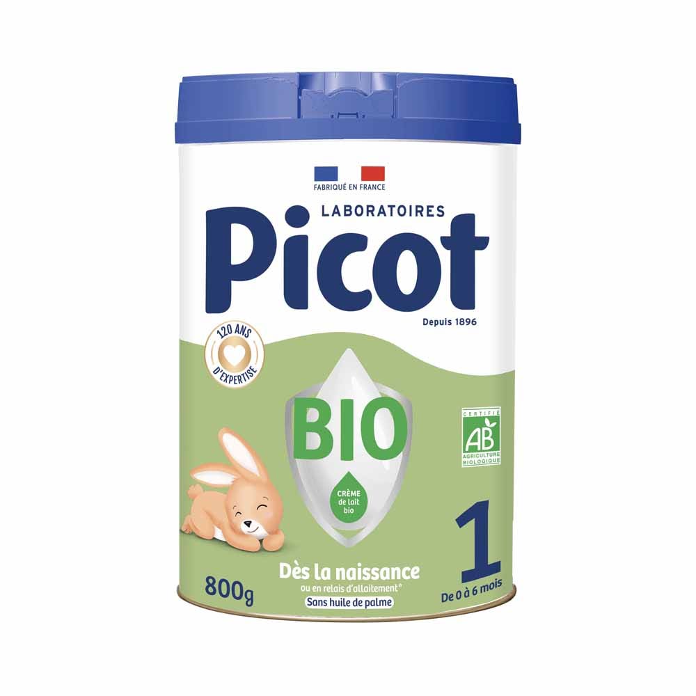 Picot Organic infant formula from birth 0-6 months 800 g
