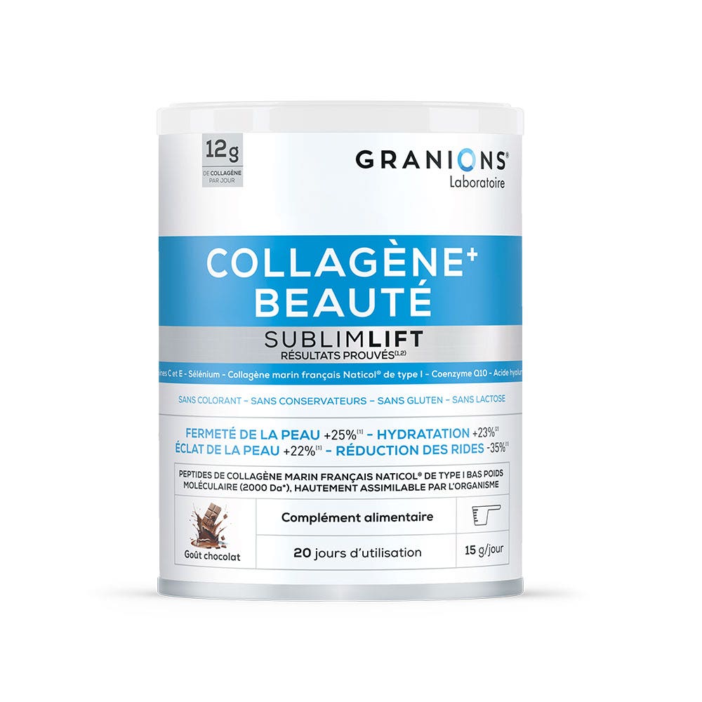 Granions SublimLift Anti-ageing collagen chocolate flavour 330 g